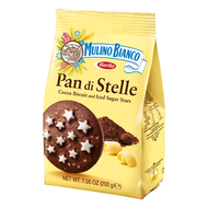 มูลิโน เบียงโก แพน ดิ สเตล บิสกิตรสโกโก้ 200 กรัม - Mulino Bianco Pan di Stelle Cookies 200g