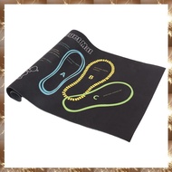 (Y O Q N)Squat Guide Mat Squat Mat with Foot Position Fitness Mat