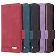 Sharp Sense9 R9 Wish4 Phone Case Hardware Magnetic Buckle Leather Business Sense9 pro Card Protectiv