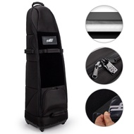 PLAYEAGLE Golf Travel Bag Case with 4 Universal Wheels Easy Pull at Airport กระเป๋าไม้กลอ์ฟพกพาพับได