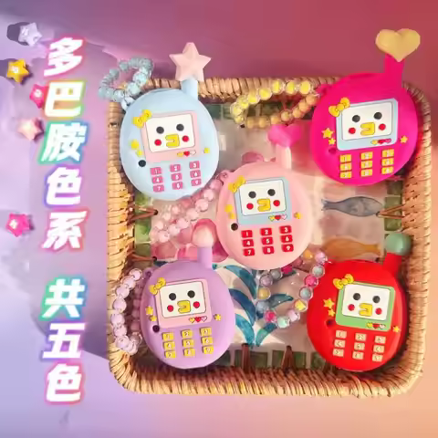 Tamagotchi Electronic UNI Lumin Silicone Protective Cover Shiny Water Case Anti-Drop Belt Pendant Wi