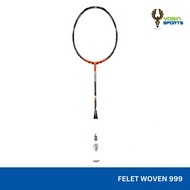 FELET WOVEN 999 Orange (4U/3U) Badminton Racket + Free String &amp; Grip (Unstrung)