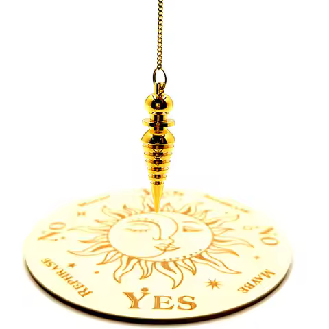 SONGLONG Brass Metal Metaphysical Dowsing Pendulum Divination Dower Reiki Healing Coil Point Meditat