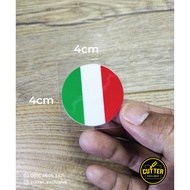 Italy ROUND permanent DTF sticker
