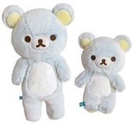 【懶熊部屋】Rilakkuma 日本正版 拉拉熊 懶懶熊 雪酪系列 限定 粉藍 天空藍 絨毛 娃娃 玩偶