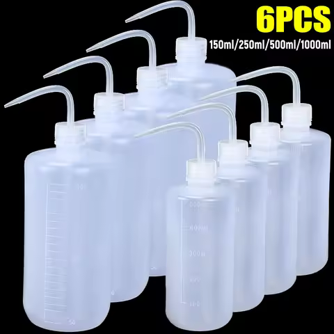 150/500/1000ml Tattoo Diffuser Squeeze Bottle White Plastic Soap Washing Cleaning Lab Squeeze Bottle