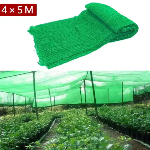 4x5M 2-pin Green Dust-proof Earth Net Construction Site Cover Soil Nets Environmental Protection Sha