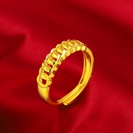 [ฟรีค่าจัดส่ง] แหวนทองแท้ 100% 9999 แหวนทองเปิดแหวน. แหวนทองไม่ลอก ชุบทอง แหวนแฟชั่น แหวนน่ารักๆ แหวนคู่รัก แหวนเกาหลี แหวนทองแท้ 1สลึง ทอง แหวนทองไม่ลอก24k แหวนหมั้น แหวนทองไม่ลอก แหวนมงคลนำโชค แหวนแฟชั่นเท่ๆ แหวนปรับได้ แหวน 24k แท้