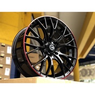 Original 17” D-One Racing sport rim for Vios city Myvi Alza Persona Waja