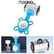 FUXING วาล์วผีเสื้อนิวเมติกที่มีประสิทธิภาพ DN40 DN65 DN50สำหรับการใช้งานต่างๆ