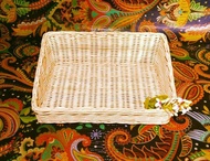 Keranjang rotan/parsel/kotak/miring