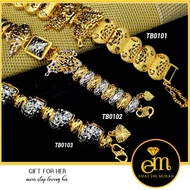 Biscuit Bracelet, Chocolate Dakap, Bangkok Gold Butterfly (ETB244) (ETB255)(ETB341)