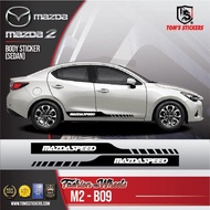MAZDA 2 CAR BODY STICKER SET M2 - B09