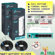 Paket Usaha Hotspot RT RW Net Sistem Voucher TP Link
