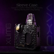 terbaru !!! leather case oxva xlim sq pro motif black batik - free tali lanyard ready