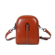 handphone sling bag Leather Phone Bag Mini Bag Women's Bag2022New Summer2021Popular Fashion Fashion Best-Selling Crossbo