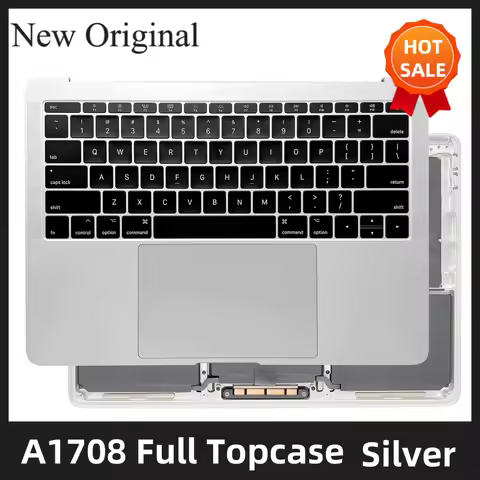 Silver A1708 2016 2017 Keyboard + topcase+A1713 battery+trackpad for Macbook retina A1708 EMC 2978 3