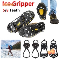 UMISTY 1 Pair Ice Gripper Spike, Spike 5/8 Teeth Shoes Crampons,  Universal Anti-Slip Spike Grips Cl