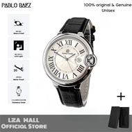 PABLO RAEZ Brand Genuine Mens Watches High Fashion Replica Leather Strap Waterproof Luminous Calendar Trend Clock Couple Watch