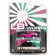 BM Creations 2018 Suzuki Jimny Pink RHD LBW 1:64 Scale 3 Inch