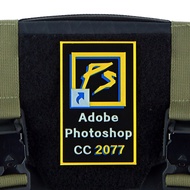 【Customized】Software standard PS picture processor 3D Velcro Patch /Badges/armband/Emblem Decorative