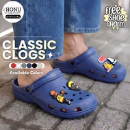 Honu Comfort Classic Clogs for Men Clog Shoes with Basketball Lebron Charm Slip Ons