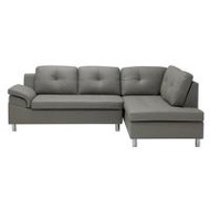 โซฟาเข้ามุมขวา KONCEPT TRUMBLE สีเทา (1197594)