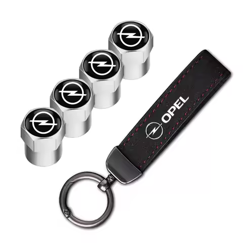 Opel Car Tire Wheel Valve Caps Cover Car Key Chain Ring Keychain For Opel Corsa D Astra Insignia Mok