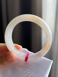 冰種 天然翡翠 緬甸 A玉 玉鐲 • 冰種橘紅珊瑚翡翠福鐲