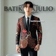 Premium batik jacket, modern batik blazer, batiknyajulio nh 171d
