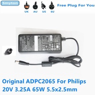 Original ADPC2065 65W 20V 3.25A AC Adapter for Philips 278E1 272M7C 279X6Q 276E8F 276E8V 278M6F 65W 
