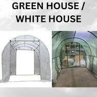 GREEN HOUSE / WHITE HOUSE PELBAGAI SAIZ / CLEAR PE COVER