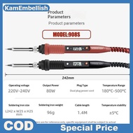 KamEm Digital Adjustable Temperature Soldering Iron Kit Accurate Temp Control 5 Replaceable Tips for