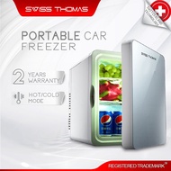 ✥SwissThomas Portable Car Freezer Warmer Outdoor Mini Fridge Refrigerator Cosmetic Box (8L13.5L)☃