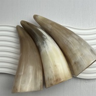 Hot-selling~Yellow Horn White Yak Horn Standing Tube Scraping Tube Horn Cupping Cupping Meridian Dec