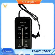 [UTnus9ddL] Mini Radio Portable  Radios AM FM Hand Stereo Radio FM87-108MHz MP3 Music Player with He