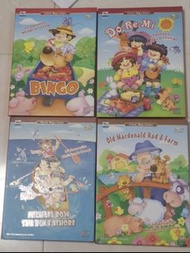 兒童英文兒歌DVD合集 Bingo, Do-Re-Mi, Michael Row