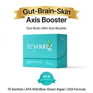 béyoung Plus Gut-Brain-Skin Axis Booster 15 Sachets - AFA Wild Blue Green Algae Galactooligosacchari