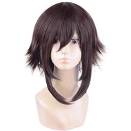 C-ZOFEK Women's Megumin Cosplay Wig Brown Hair Anime for Halloween Costume Accessories Props