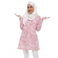 AQEELA Nursing Vertical Front T-Shirt- Pink (ai999f)