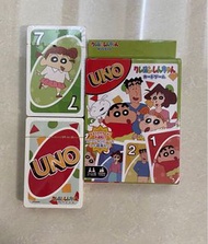 全新🌟蠟筆小新UNO/桌上遊戲/益智遊戲/卡盒/ 收納盒/聖誕禮物/聖誕節/桌上遊戲/兒童卡/遊戲咭/card game/