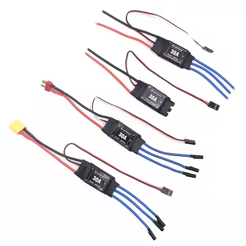 Brushless 30A 40A ESC Speed Controler 2-4S With 5V 3A UBEC RC FPV Quadcopter RC Airplanes Helicopter