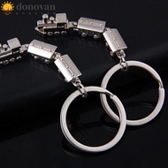 DONOVAN Mini Train Model Alloy Keychain, Train Model Movable Joint Movable Joint Train Keyring, Smal