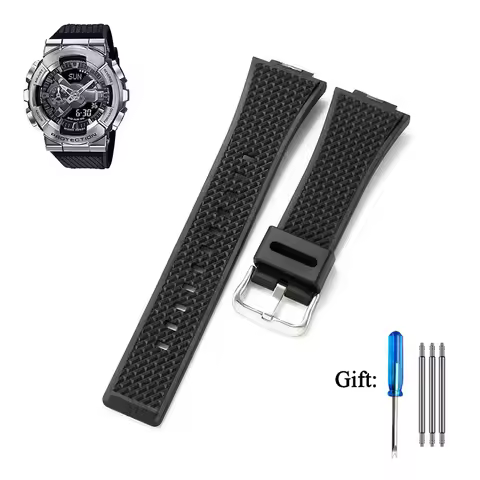 16mm Resin Rubber Watch Band For Casio G-Shock GM110 GA110 GA700 GW8900 watch strap Soft Waterproof 