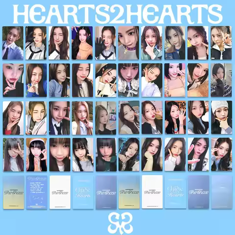 5pcs/set Hearts2Hearts New Girl Group H2H Album LOMO Card The Chase Special Card AM S2U Postcard Lan