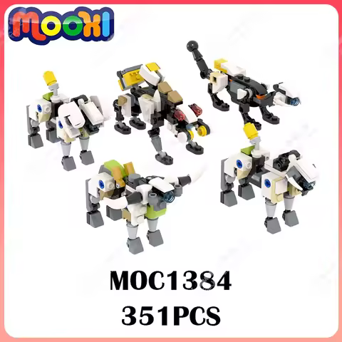MOC1384 Creativity Game Series Horizon Zero Dawn MOC Building Blocks Mini Monster Set Character Mode