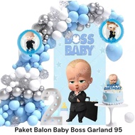 BABY BOSS 95SP Balloon Package Baby Boss Birthday Decoration/