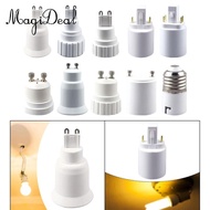MagiDeal Light Bulb Extension Socket Base Converter Energy Saving Metal Adapter E14 E40 GU10 for Hou