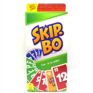 SKIP BO UNO UNO Card Q Bulletproof Thickened Coated Paper UNO UNO Card Solitaire PVC Board Game Card