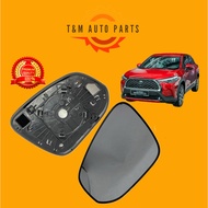 SIDE MIRROR GLASS TOYOTA CROSS BSM / NO BSM